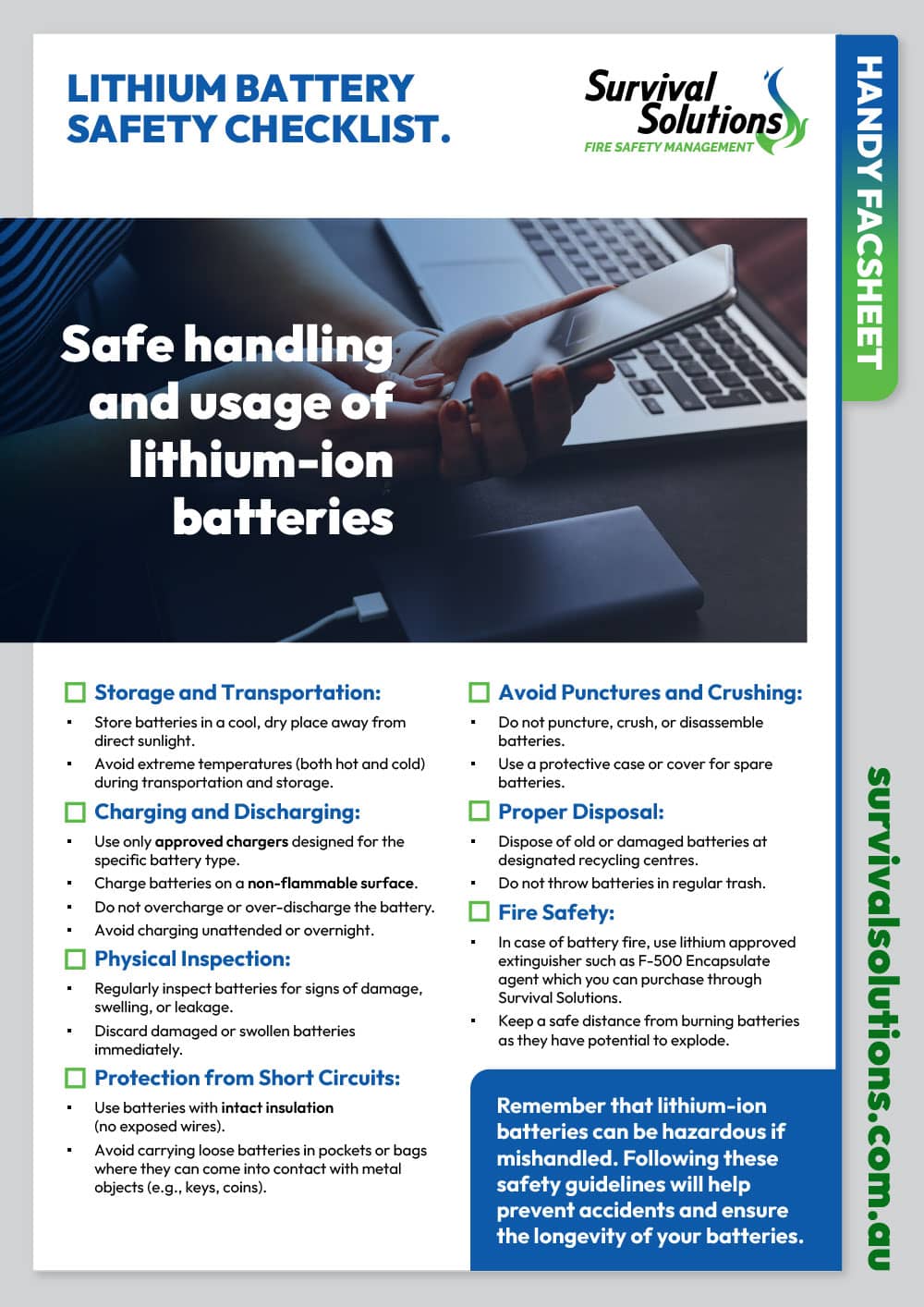 lithium ion fact sheet
