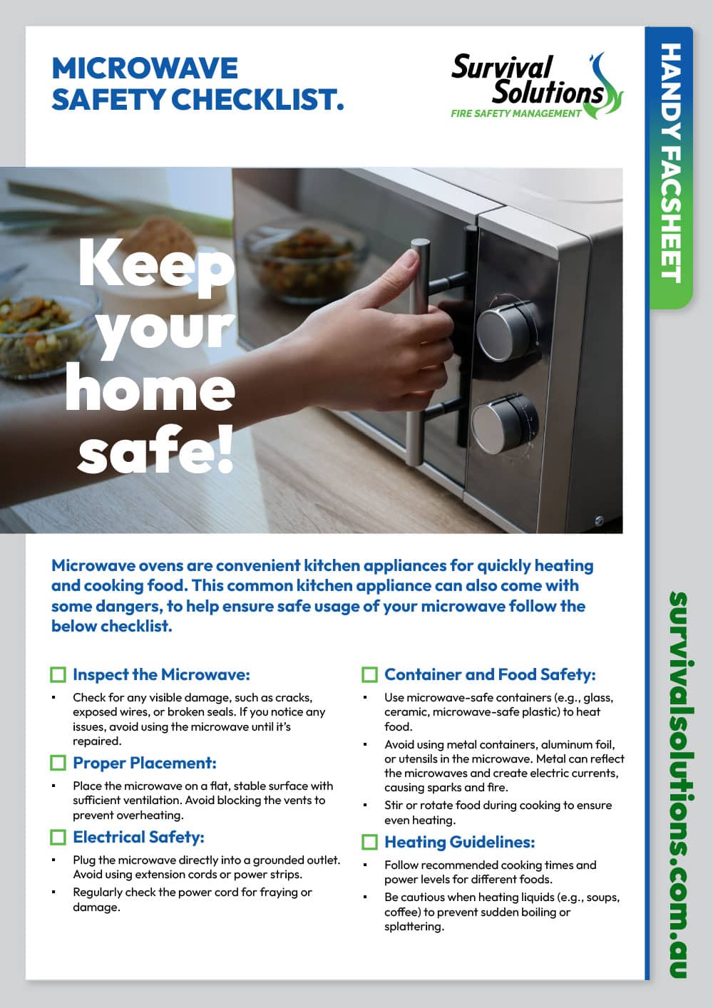 microwave safety fact sheet